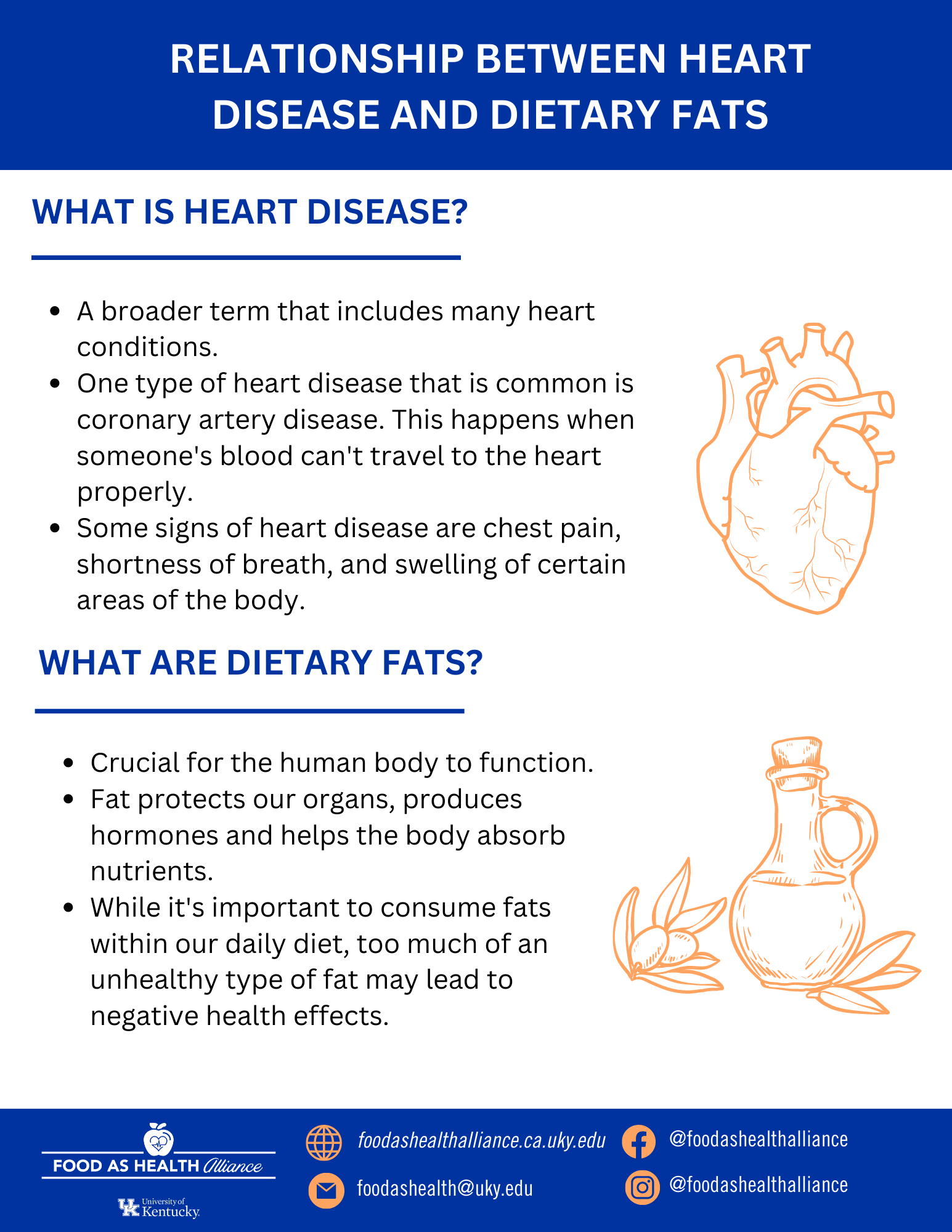 Image of page 1 of types of fat handout