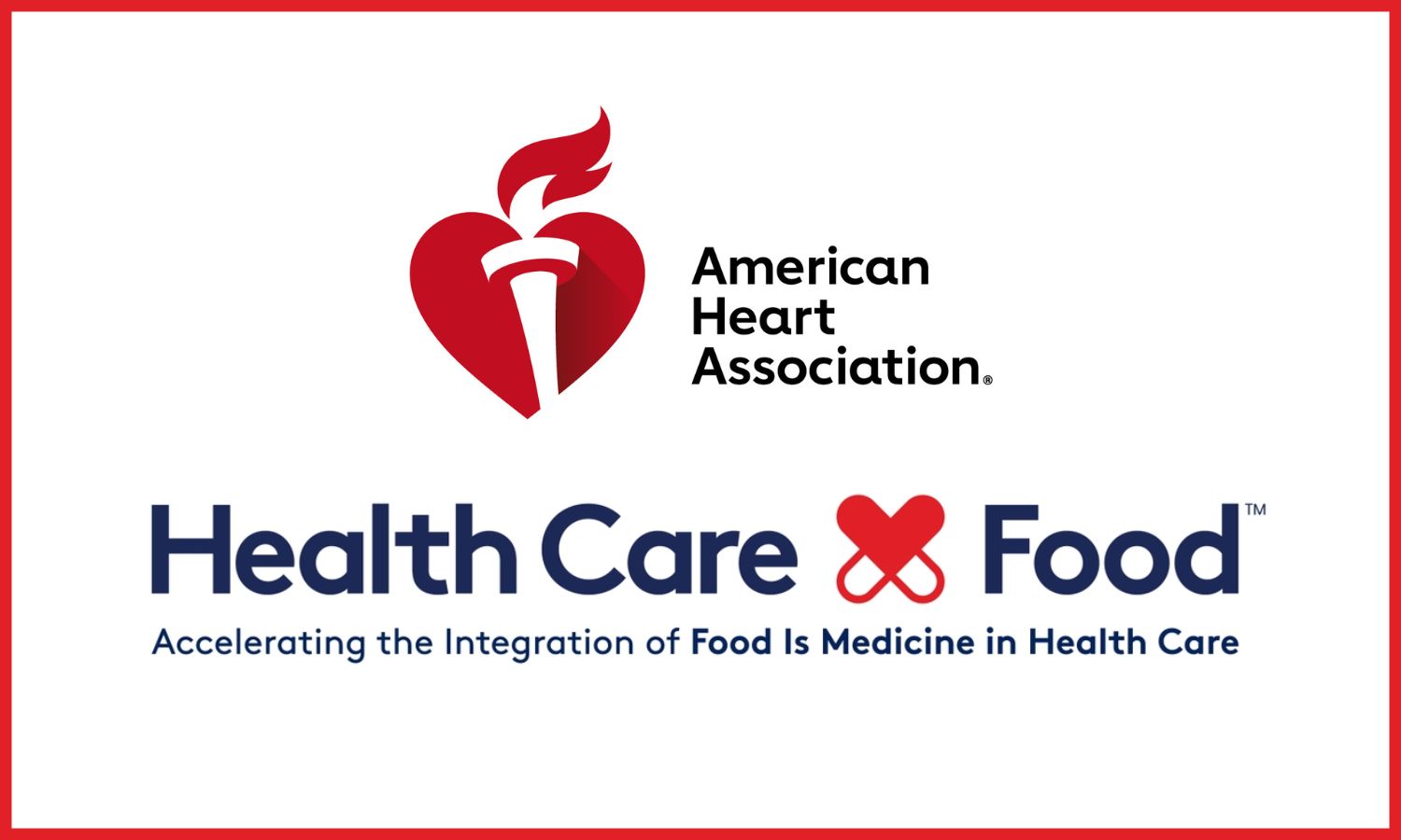 Logo for the American heart Association