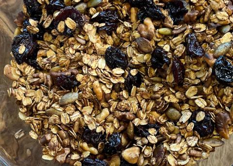 Simple homemade granola