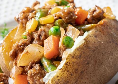 Upside down shepherd's pie