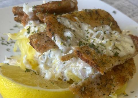 Gluten-free creamy lemon chicken