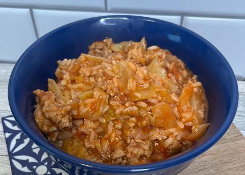 Low sodium cabbage roll skillet